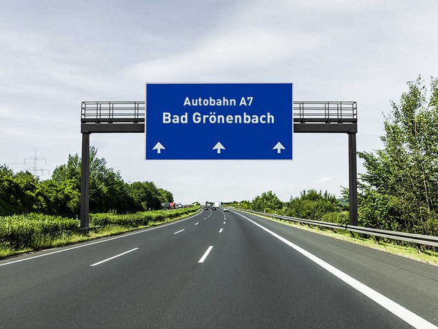 Autobahn Bad Grönenbach A7