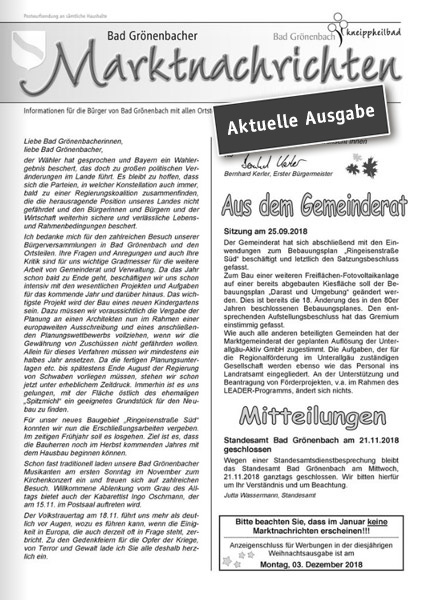 Bad Grönenbacher Marktnachrichten